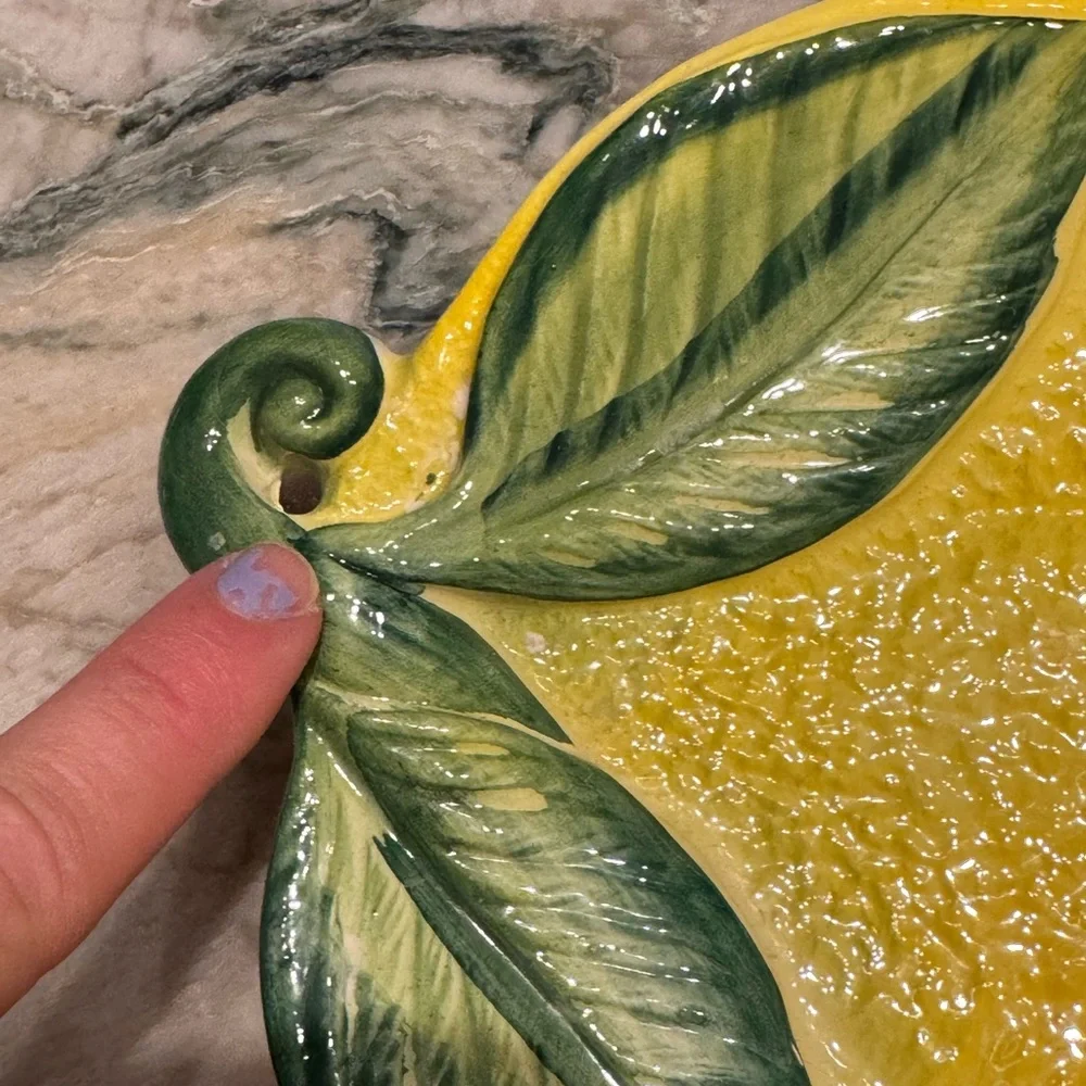 Italian Lemon Hanging Dish
